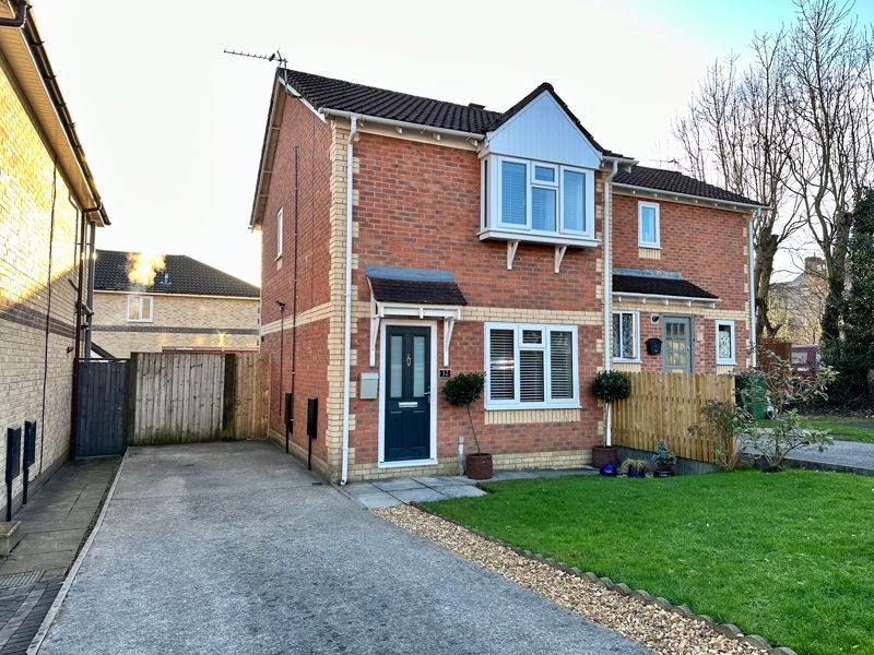 2 bed semidetached house for sale in Larch Drive, Cross Inn