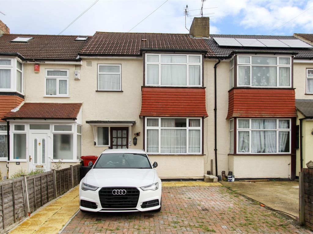3 bed terraced house for sale in Denecroft Crescent, Hillingdon UB10, £