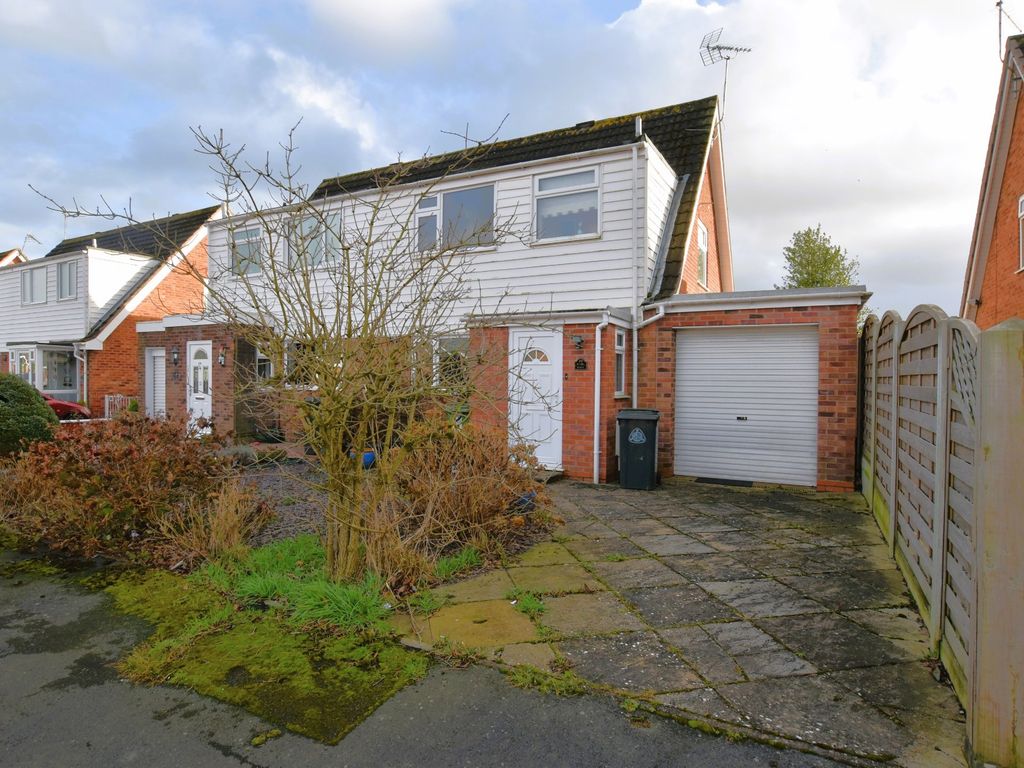 3 bed semidetached house for sale in Campbell Road, Market Drayton TF9