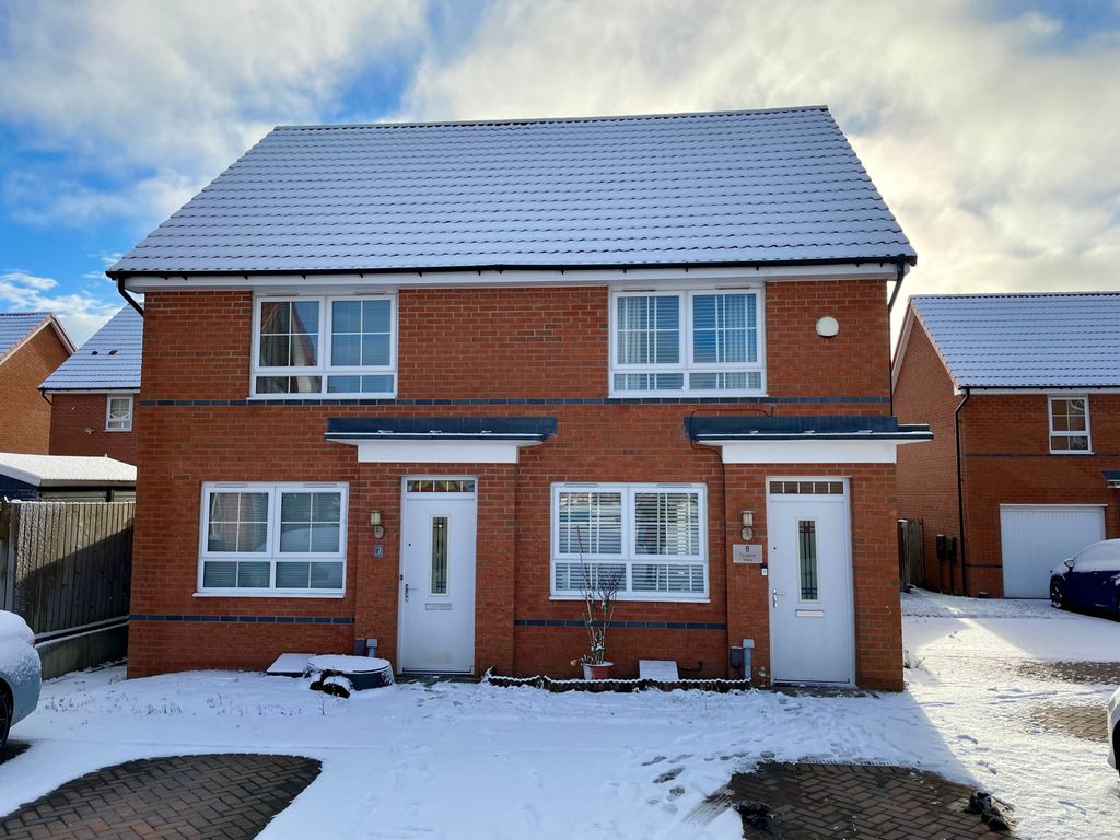 2 bed semidetached house for sale in Foxglove Walk, Fenham, Newcastle