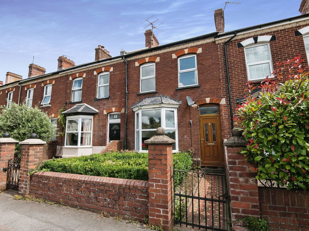 3 bed terraced house for sale in Church Road, Alphington, Exeter EX2, £