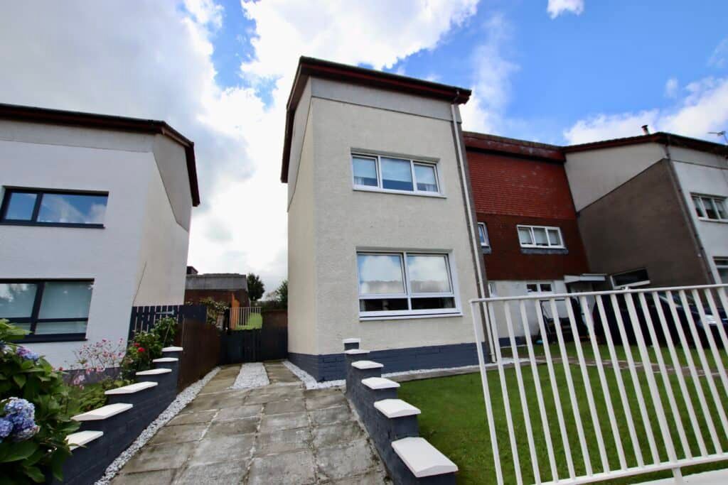 2 bed semidetached house for sale in Queens Crescent, Chapelhall