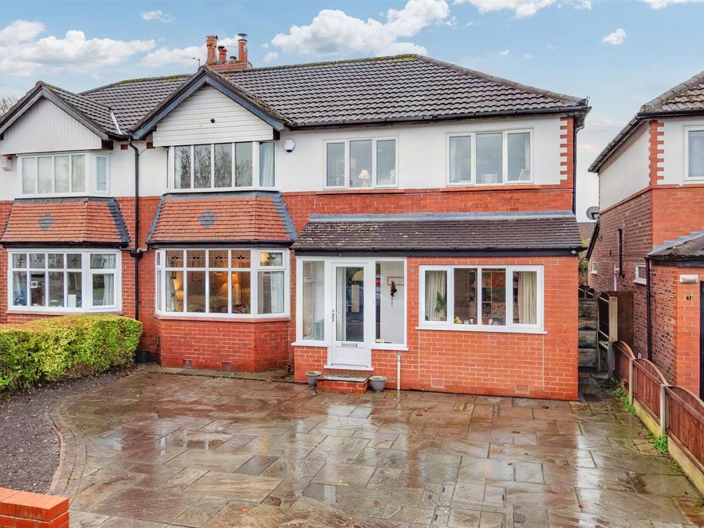 5 bed semidetached house for sale in Green Drive, Timperley