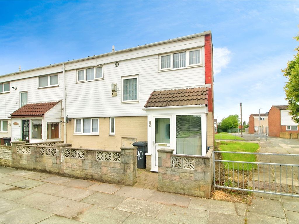 3 bed end terrace house to rent in Harrops Croft, Netherton, Merseyside