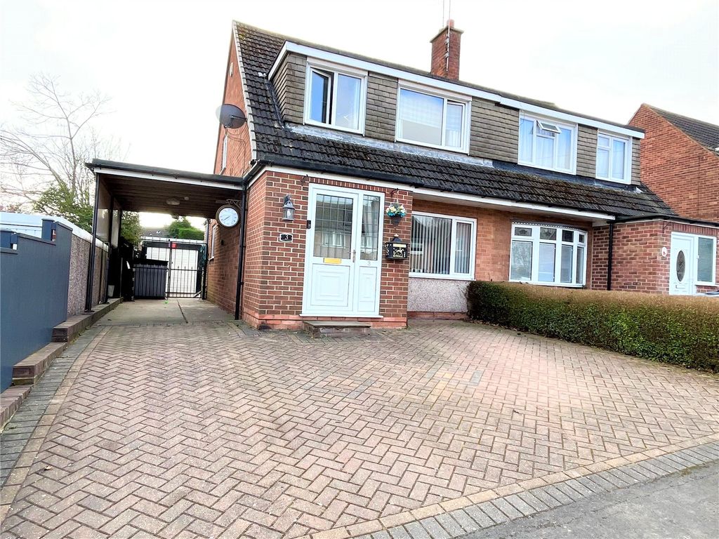 3 bed semidetached house for sale in Sunningdale Drive, Kirk Hallam