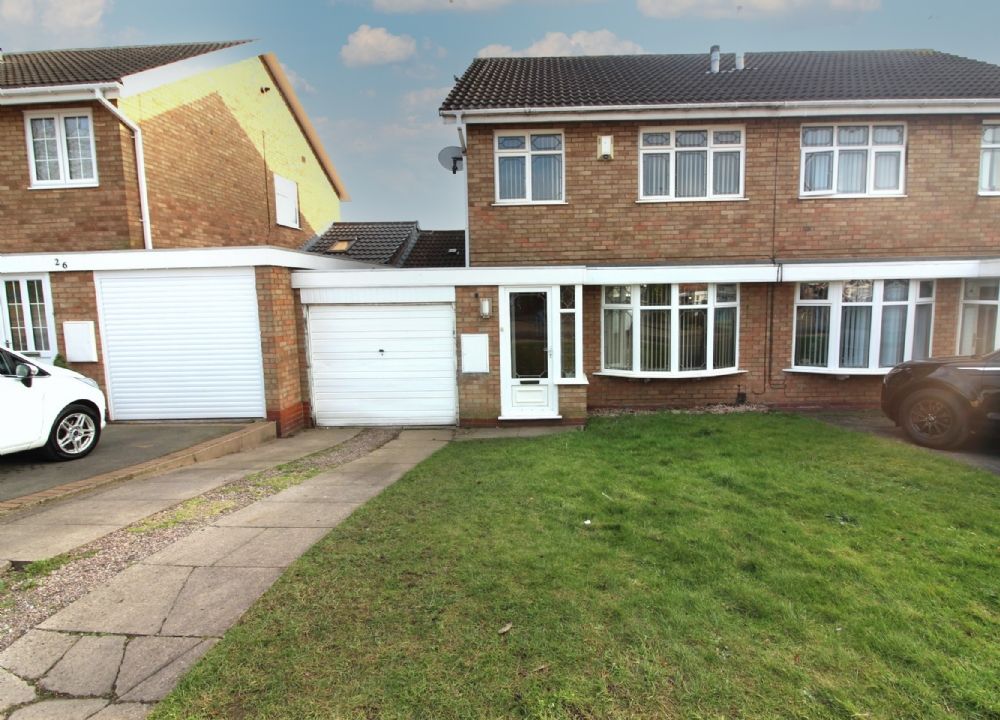 3 bed semidetached house for sale in Ensbury Close, Willenhall WV12