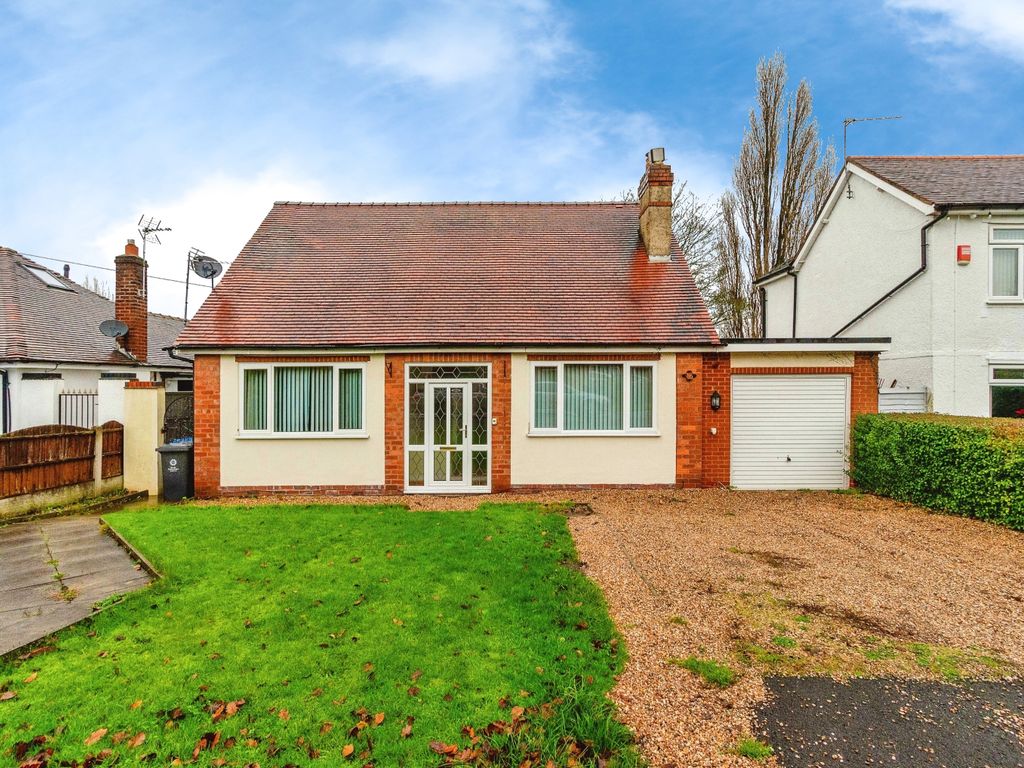 2 bed detached bungalow for sale in Wood Lane, Cannock WS11, £325,000