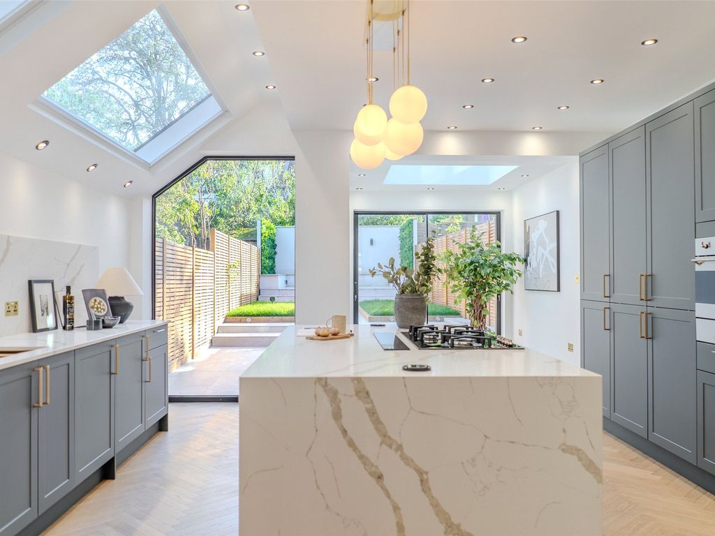 4 bed terraced house for sale in Beresford Road, London N8, £1,400,000