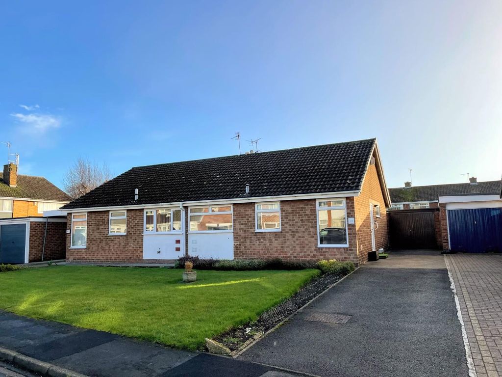 2 bed semidetached bungalow for sale in Woodlands Way, Hurworth Place