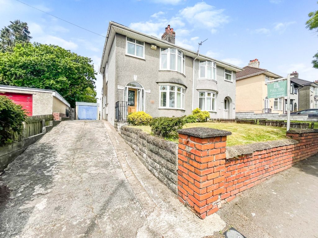 3 bed semi-detached house for sale in ravenhill road, ravenhill, swansea, west glamorgan sa5