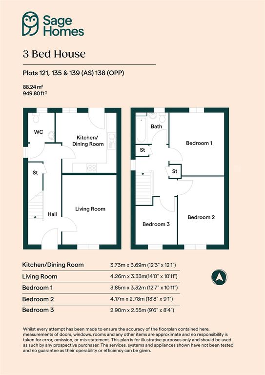 New home, 3 bed end terrace house for sale in Bushbury Lane, Bushbury