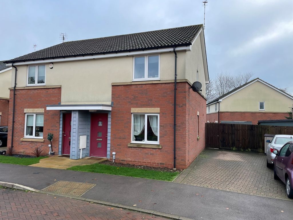 2 bed semidetached house for sale in Quarry View Close, Huncote