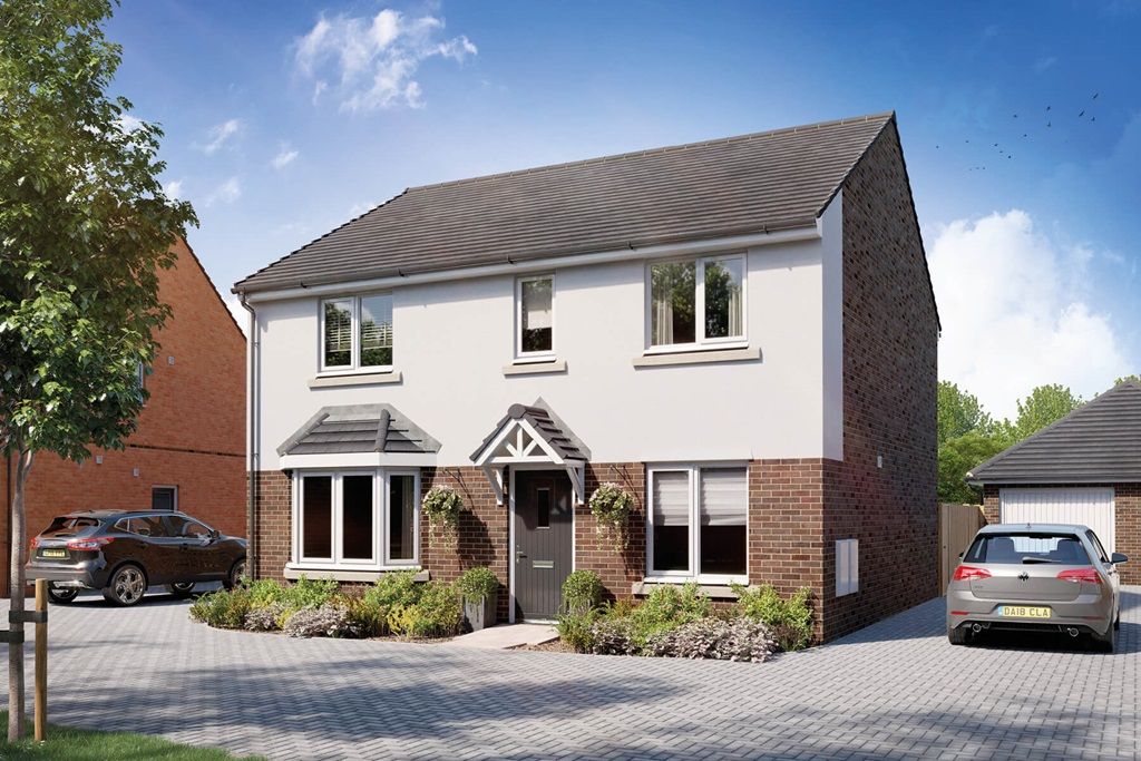 New home, 4 bed detached house for sale in "The Manford Plot 56" at