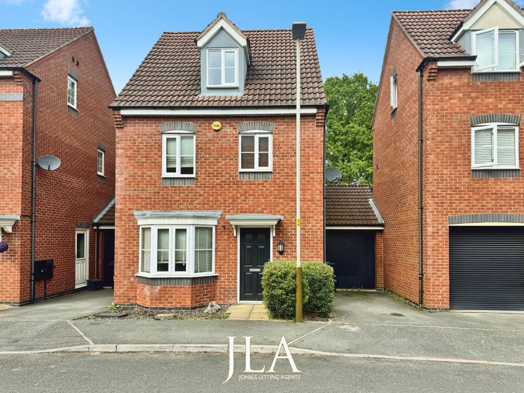 4 bed detached house to rent in Thornborough Way, Hamilton, Leicester