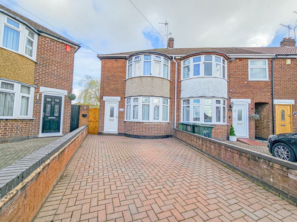 3 bed end terrace house for sale in Selworthy Road, Coventry CV6, £