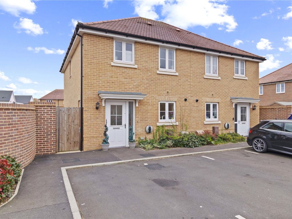 3 bed semidetached house for sale in Potters Way, North Bersted, Bognor Regis, West Sussex PO21
