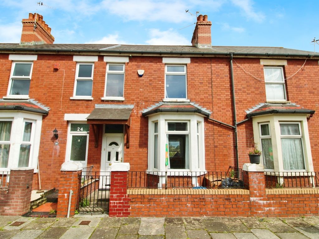 2 bed terraced house for sale in Beatrice Road, Barry CF63, £190,000