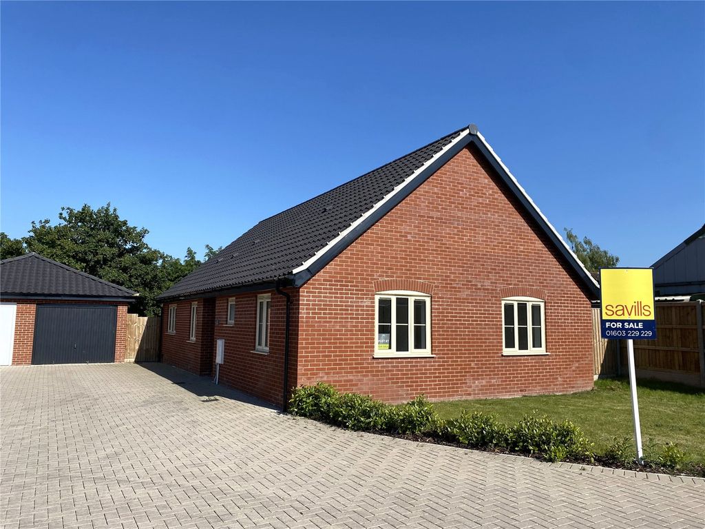 New home, 3 bed bungalow for sale in The Dunston, Ellingham Green