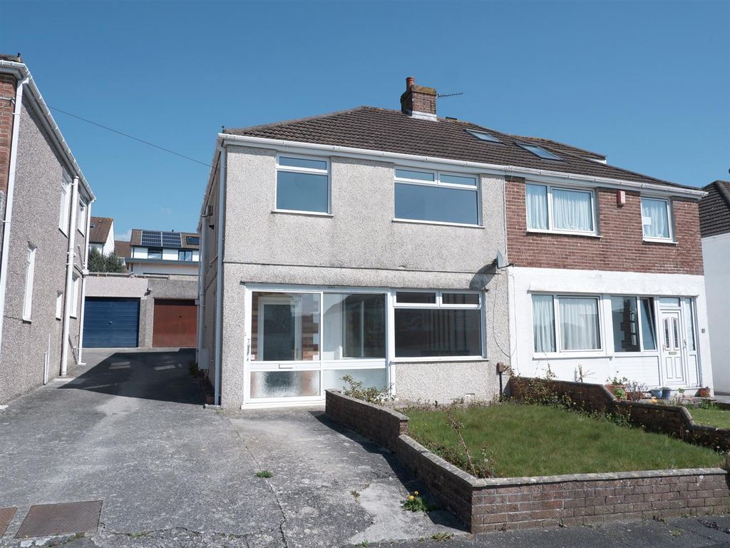 3 bed semidetached house for sale in Church Close, Woodford, Plympton