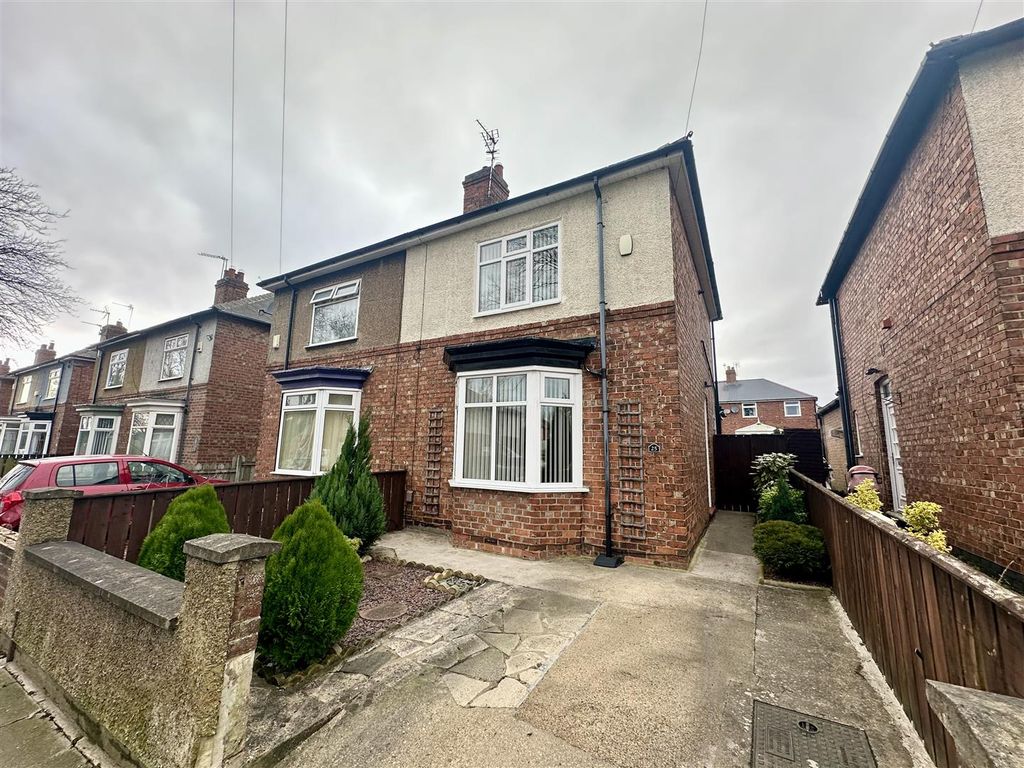 2 bed semidetached house for sale in Davison Road, Darlington DL1, £