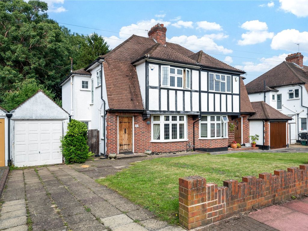 3 bed semidetached house for sale in Pickhurst Mead, Bromley BR2, £