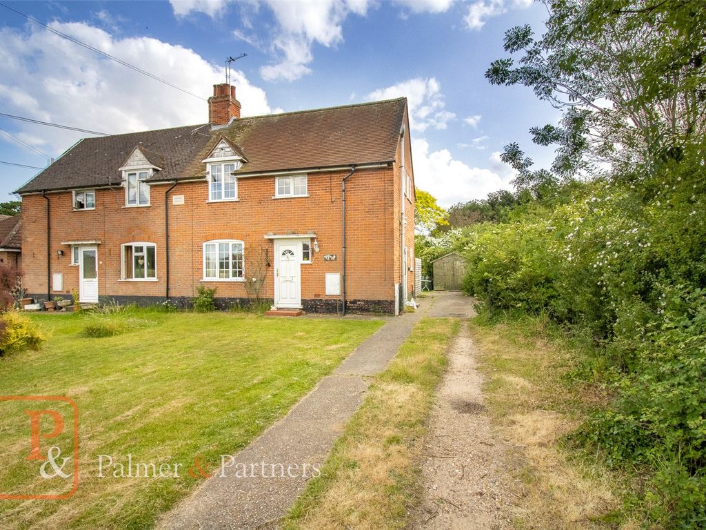 3 bed semidetached house for sale in Mill Road, Boxted, Colchester