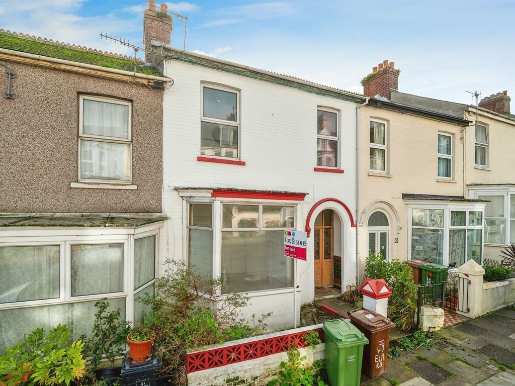 3 bed terraced house for sale in Elm Road, Mannamead, Plymouth PL4, £
