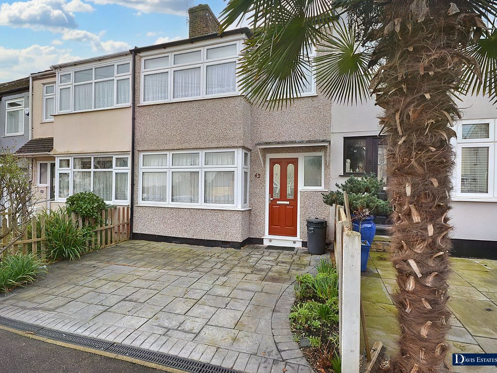 3 bed terraced house for sale in Road, Hornchurch RM11, £400,000