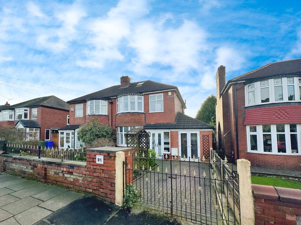 3 bed semidetached house for sale in Sandy Lane, Prestwich M25, £
