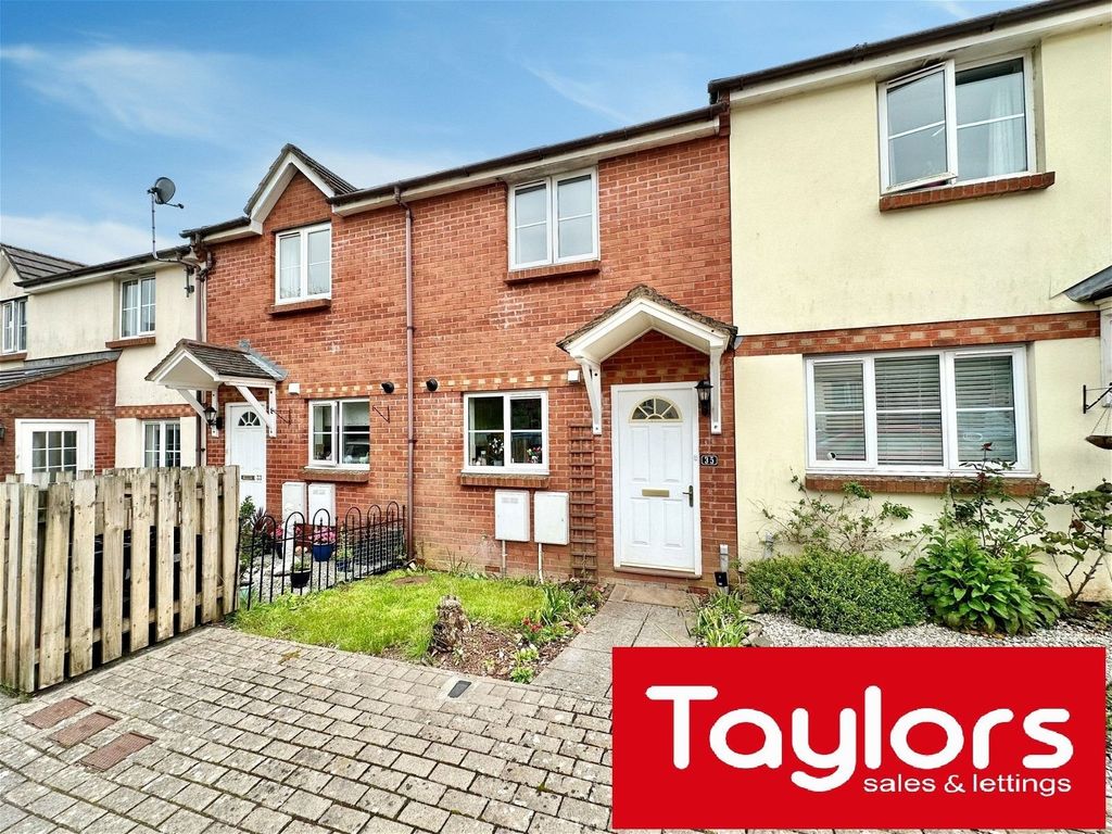 2 bed terraced house for sale in St. Kitts Close, Torquay TQ2, £220,000