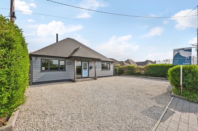 4 bed detached bungalow for sale in West Hythe Road, West Hythe, Hythe
