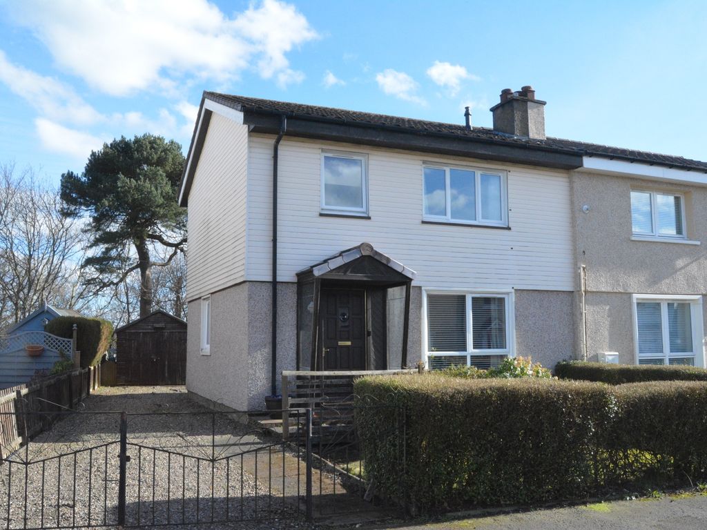 3 bed semidetached house for sale in Hornbeam Crescent, Falkirk, Stirlingshire FK2, £125,000