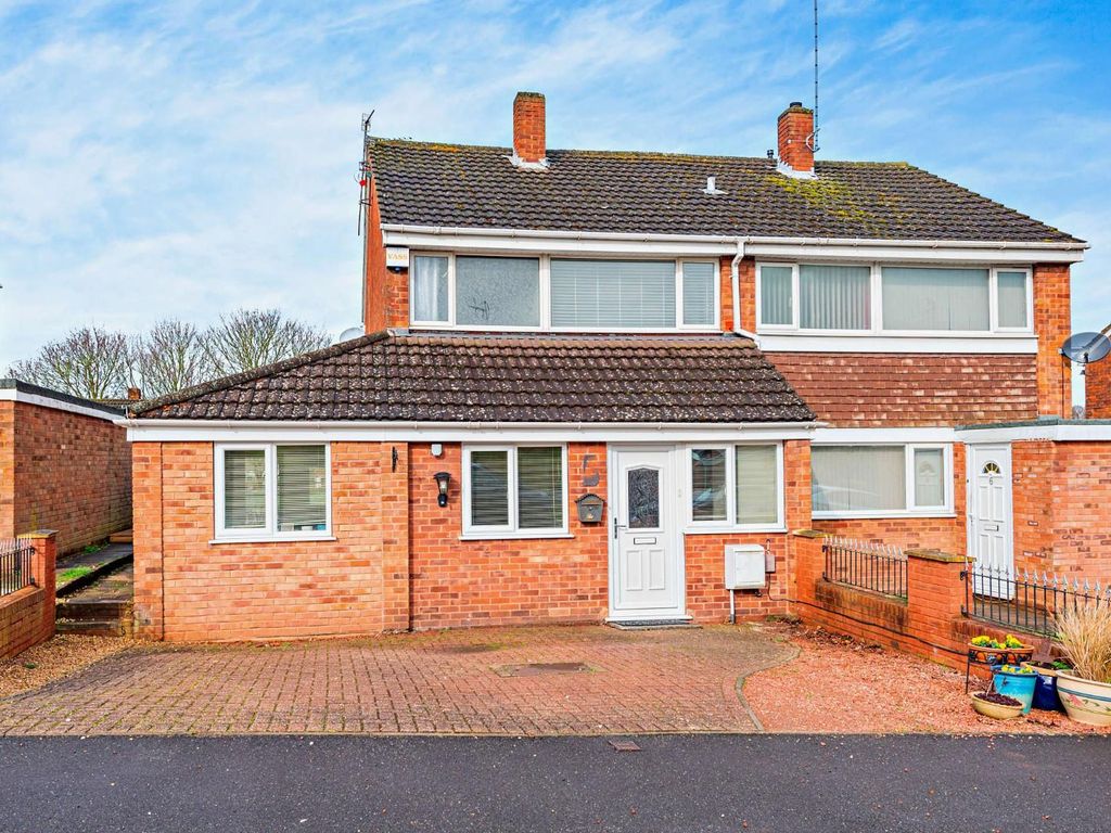 3 bed semidetached house for sale in Greenfields Drive, Rugeley WS15