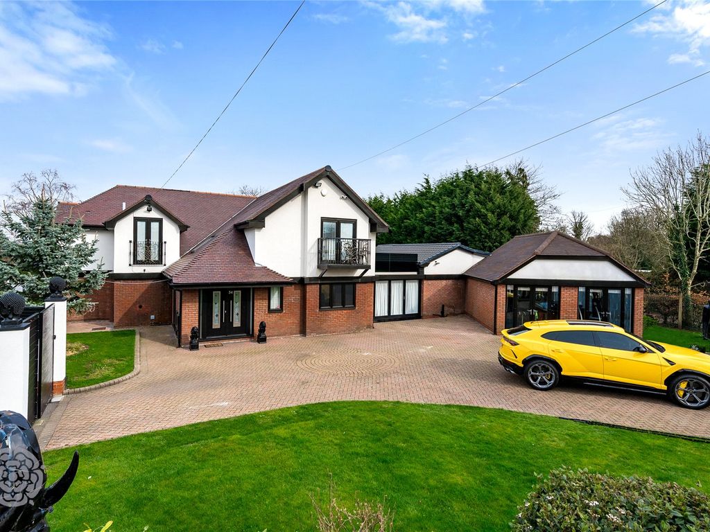 5 bed detached house for sale in Twiss Green Lane, Culcheth, Warrington