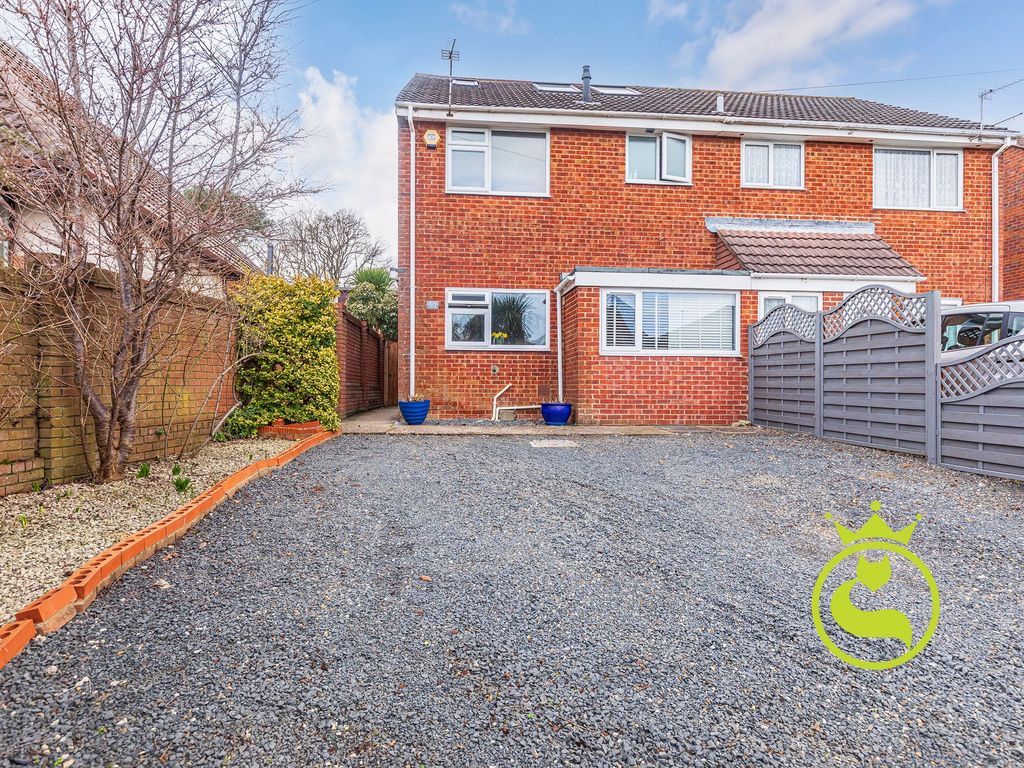 4 bed semidetached house for sale in Cornelia Crescent, Branksome BH12