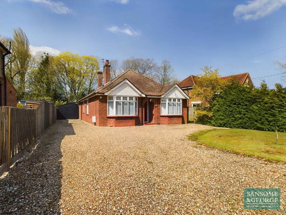 3 bed bungalow for sale in The Street, Bramley, Tadley, Hampshire RG26