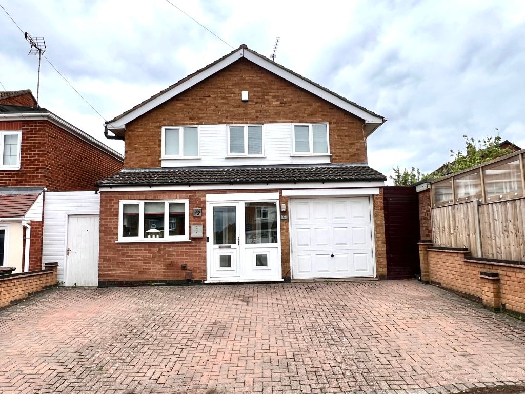 3 bed detached house for sale in Horsewell Lane, Wigston LE18, £350,000