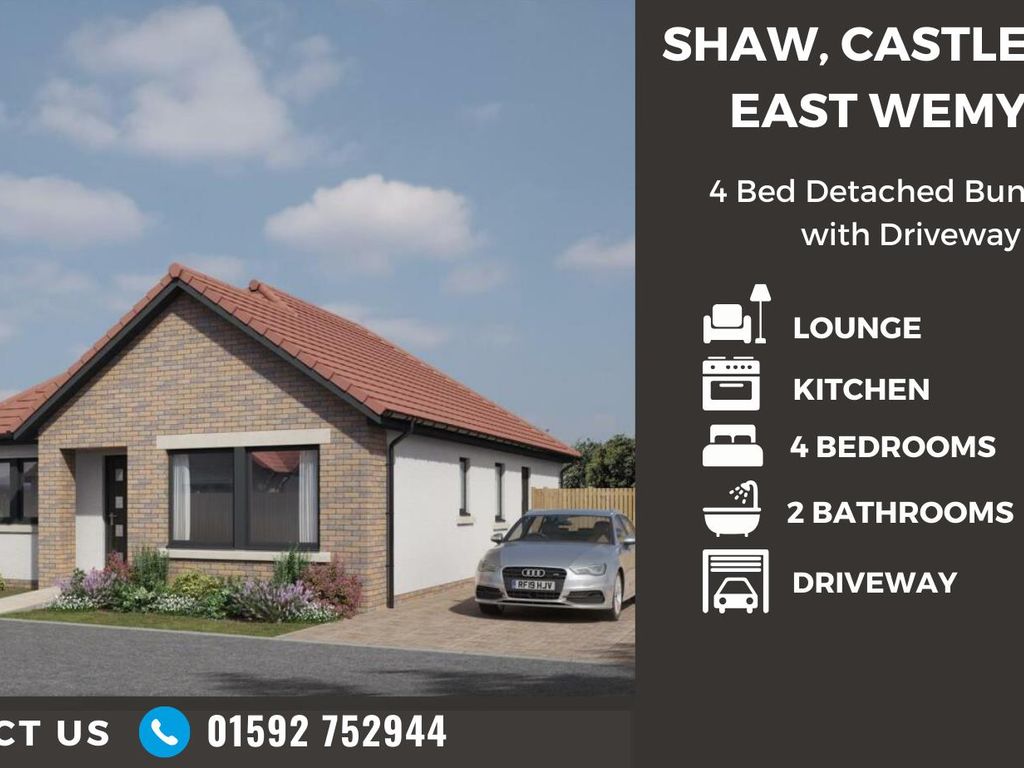 New home, 4 bed detached bungalow for sale in Randolph Street, East