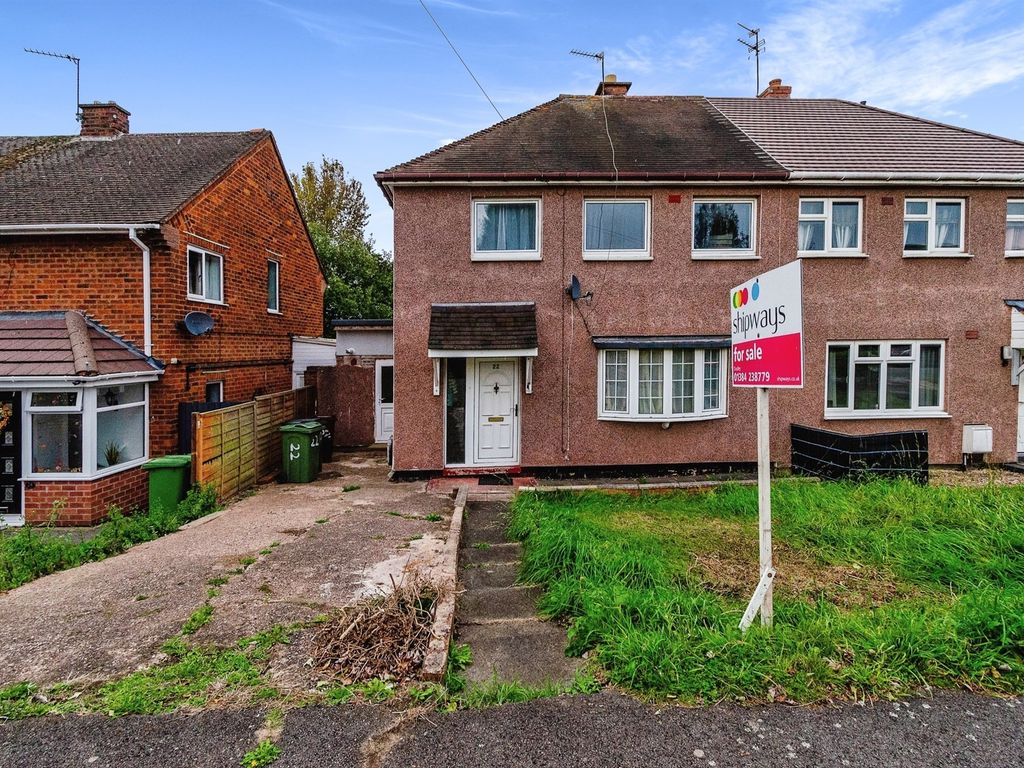 3 bed semidetached house for sale in Elmdon Road, Wolverhampton WV10