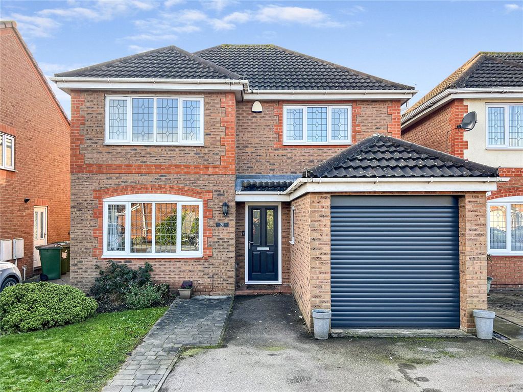 4 bed detached house for sale in Robotham Close, Narborough, Leicester