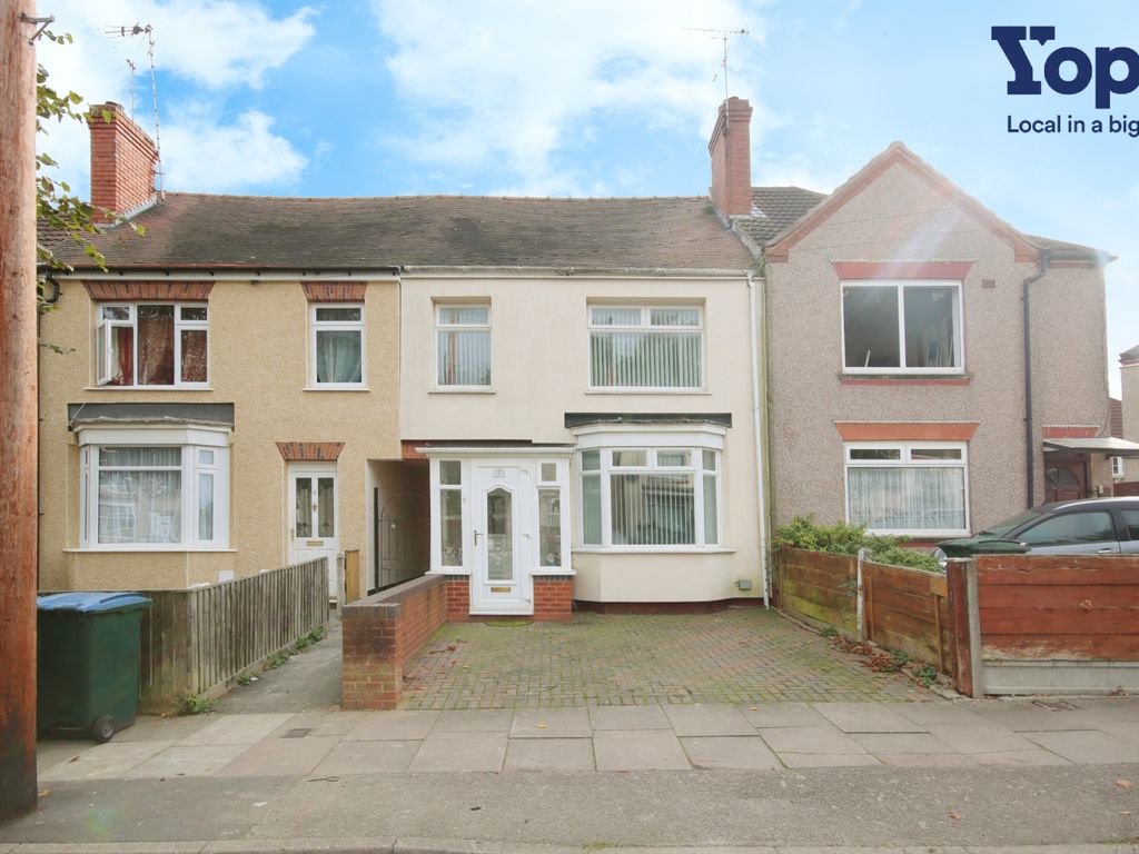 3 bed terraced house for sale in Masser Road, Coventry CV6, £195,000