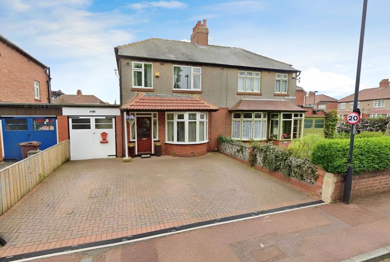 3 bed semidetached house for sale in Buxton Gardens, Westerhope, Newcastle Upon Tyne NE5, £