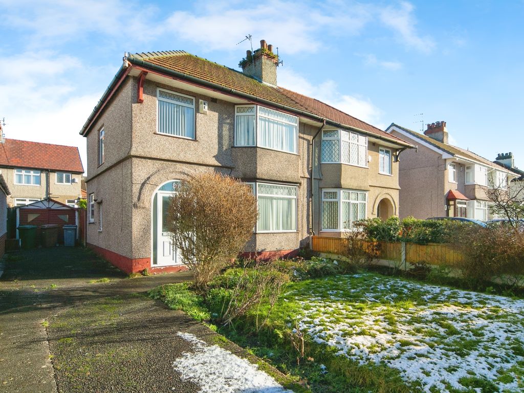 3 bed semidetached house for sale in Borough Road, Prenton, Merseyside