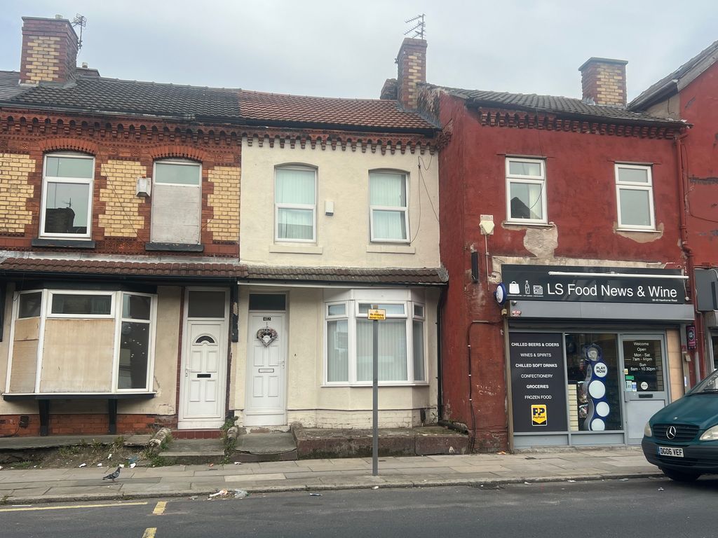 3 bed terraced house for sale in Hawthorne Road, Bootle L20, £65,000
