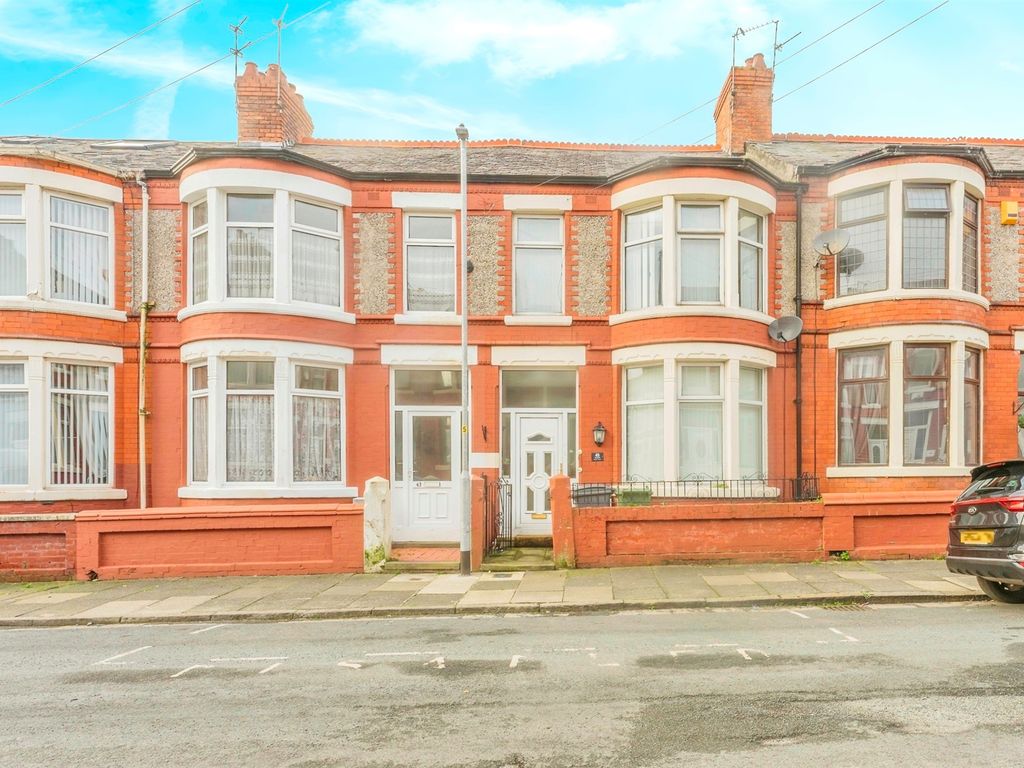 3 bed terraced house for sale in Clifford Road, Wallasey CH44, £130,000