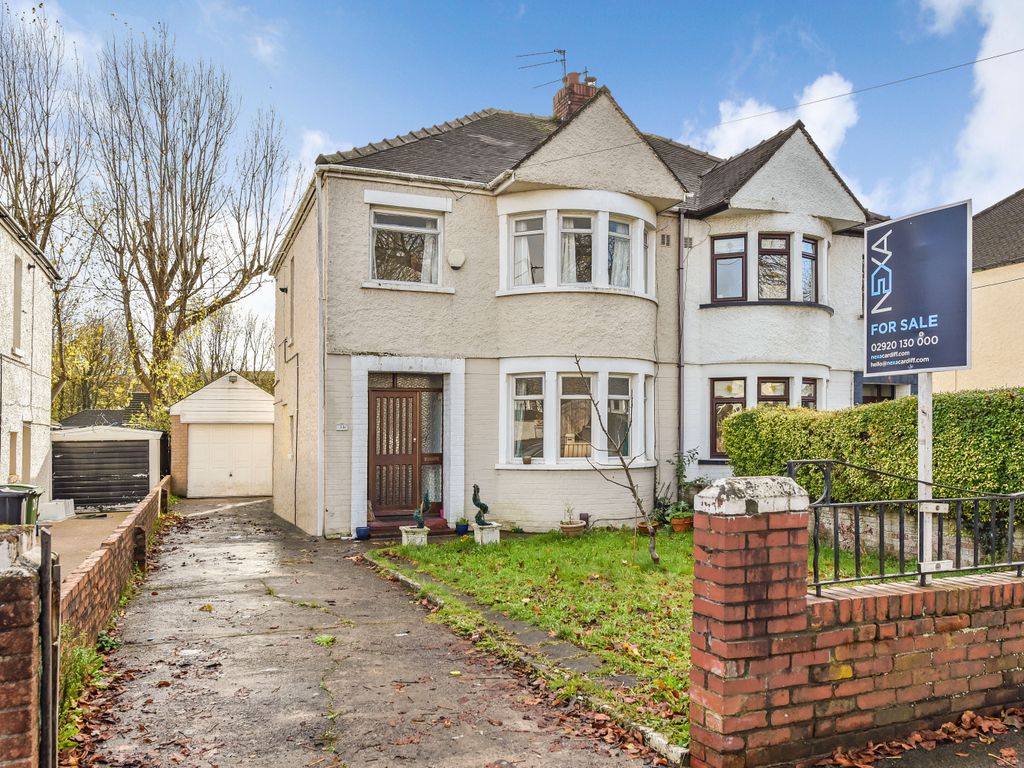 3 bed semidetached house for sale in New Road, Rumney, Cardiff CF3