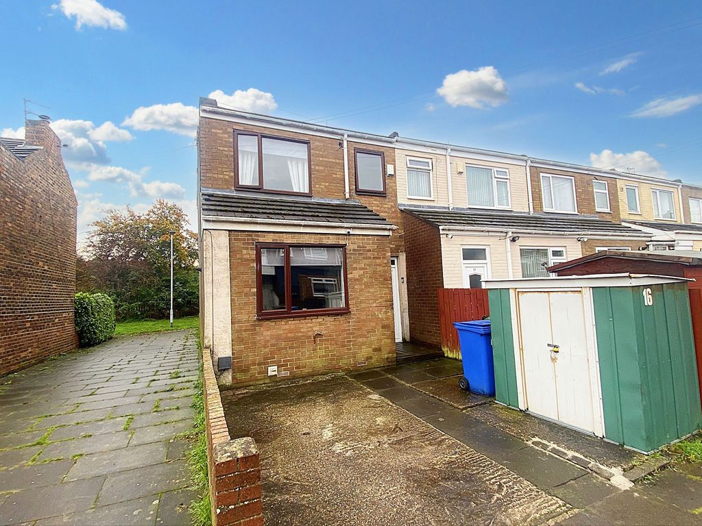 3 bed terraced house for sale in Storey Street, Cramlington NE23, £