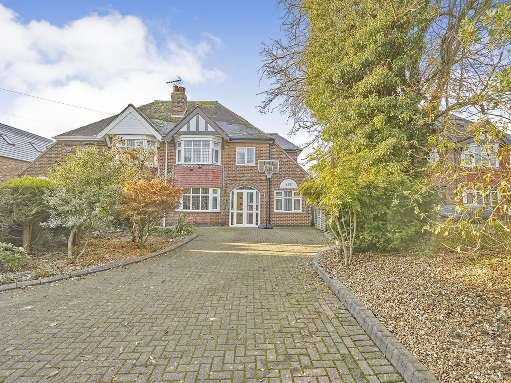 5 bed semidetached house for sale in Morley Road, Oakwood, Derby DE21