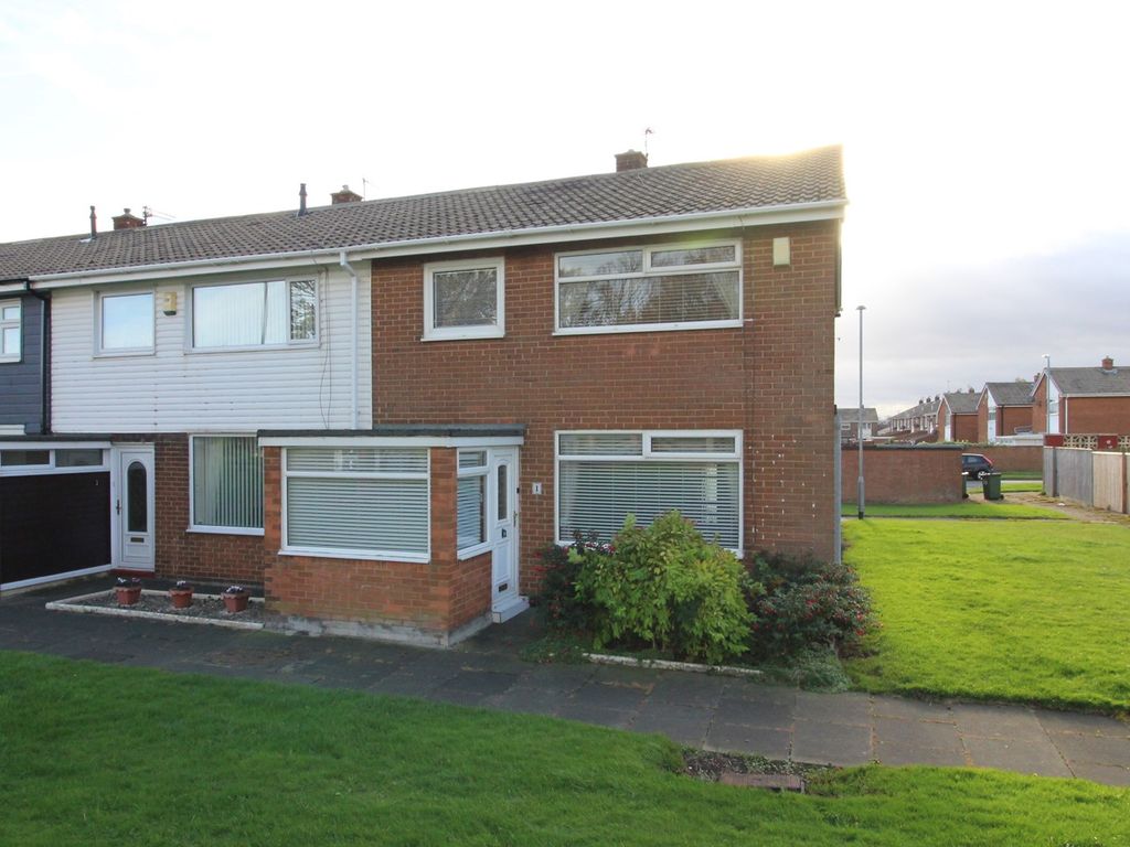 3 bed end terrace house for sale in Bannockburn Way, Billingham TS23