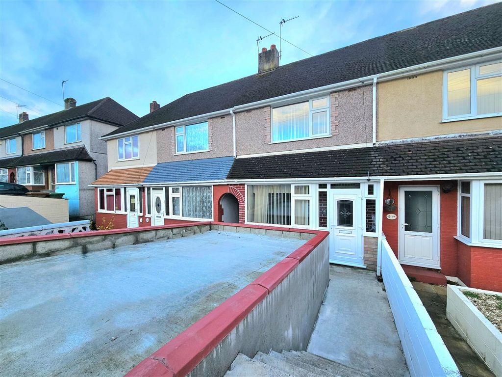 2 bed terraced house for sale in Vicarage Gardens, Plymouth PL5, £